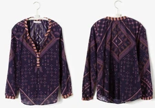 NWT Xirena $198 Hemingway Top in Southern Blue; S M L