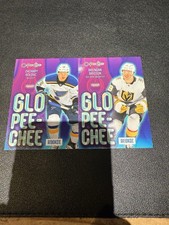 24-25 o-pee-chee hockey bolduc and brisson glow pee chee 