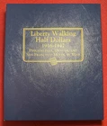 (25) 1917-1938 PDS 90% Silver Walking Liberty Half Dollars Lot Whitman Album Set