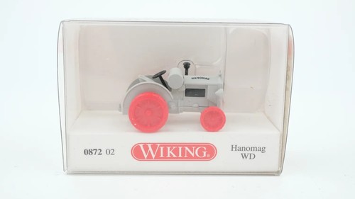 Wiking H0 1/87 087202 tractor / tractor agrícola Hanomag WD gris ágata - NUEVO EMBALAJE ORIGINAL | Condition: Gebraucht