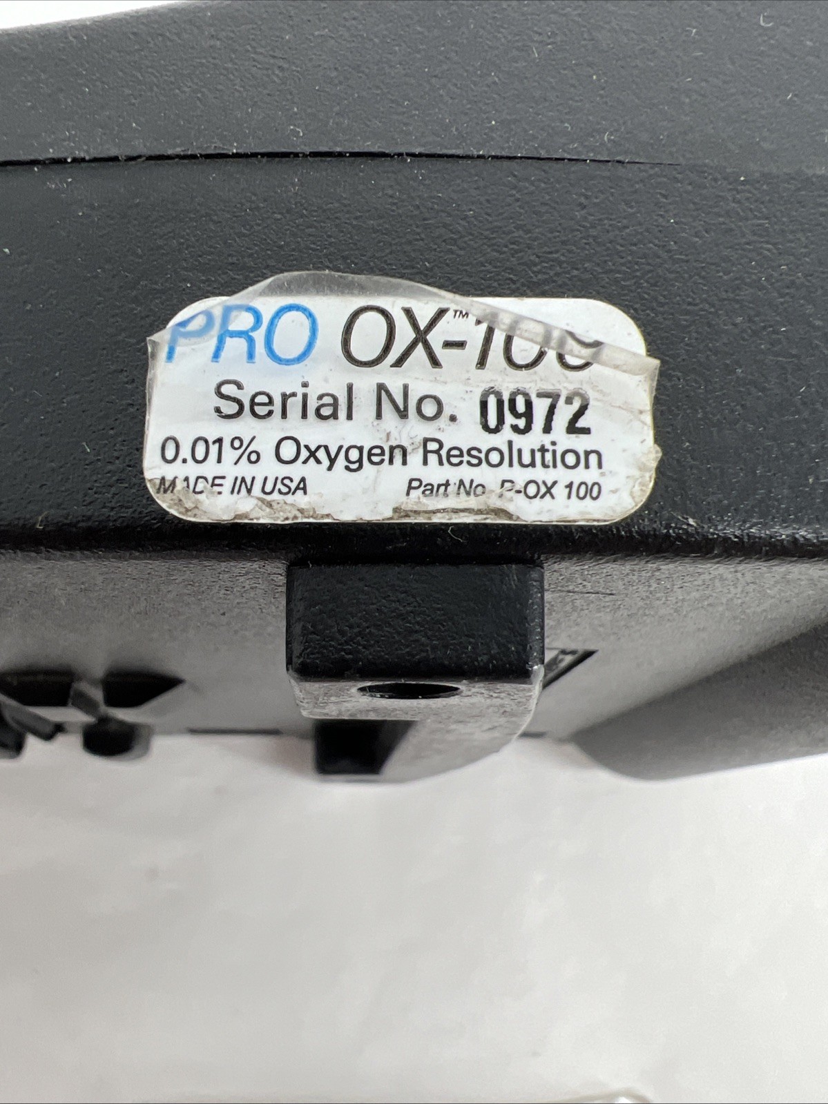 Aquasol PRO OX-100 Digital Oxygen Purge Monitor, SN:0972 (For Parts)