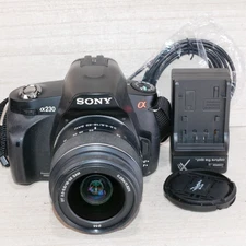 Sony Alpha a230 10MP DSLR Camera W Sony 18-55mm Lens *GOOD/TESTED* W 4gb Memory