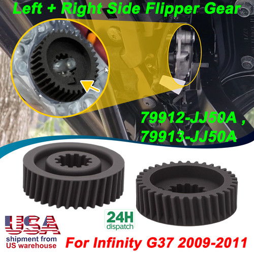 For 2009-2011 Infiniti G37 Convertible Flapper Gears - Left + Right Flipper Gear - Picture 1 of 14