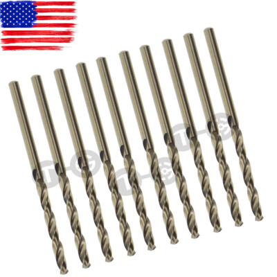 10-Piece 1.75mm Twist Drill Bit Set – High-Speed Steel Straight Shank Drills For Pearl Beads, Jewelry Making & Small DIY Projects
