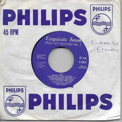 Various Free Hit Record No. 1 UK 45 7'' EP +I Don't Want Our Loving To Die