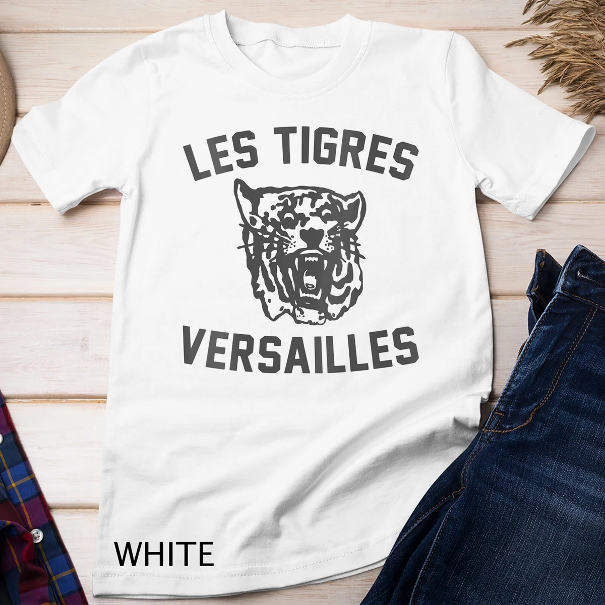 Womens Les Tigres Versailles France French Tigers Trendy Design Unisex T- shirt | eBay