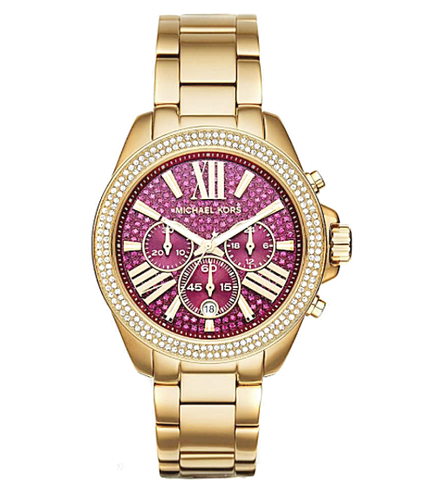 Michael Kors MK6290 Wren Fuchsia Gold 