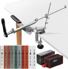 RUIXIN PRO RX-008 Professional Knife Sharpener 10 Whetstones, 360° Rotation