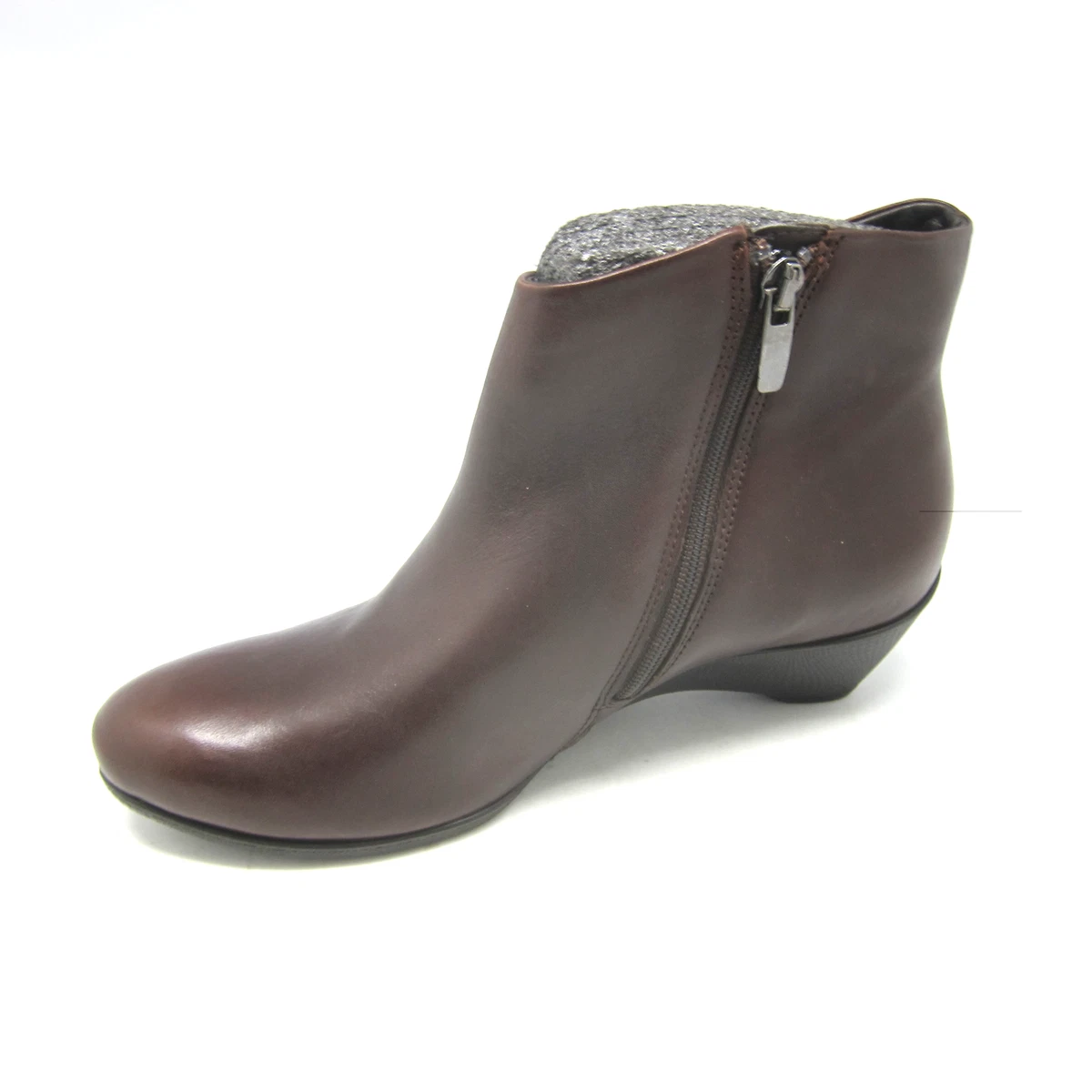 Ecco Women s Shape 45 Sculptured Zip Bootie Leather Varied Colors