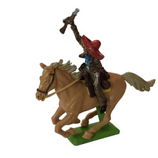 Vintage 1971 Britains Deetail Toy Soldier Mexican Bandit Red Sombrero England