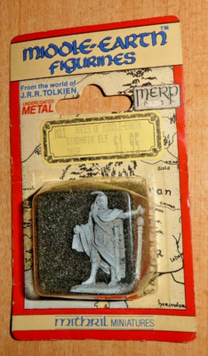 M11 NIP Mithril Miniatures Sindarin Elf Mage LOTR Middle Earth Figure ...