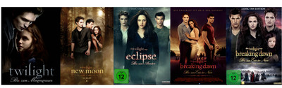 Twilight Biss zum Ende der Nacht teil1 und 2, Biss zum Morgengrauen ...