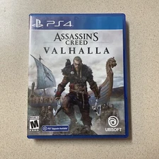 Assassin's Creed Valhalla PS4 Playstation 4 With Game And Inserts Cleaned Tested