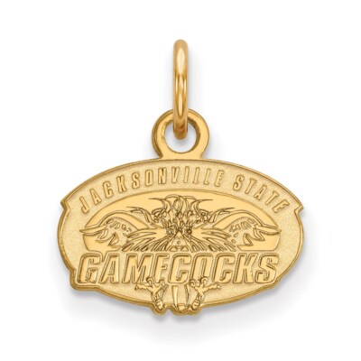 Extra kleiner Anhänger 10k Gelbgold LogoArt Jacksonville State University