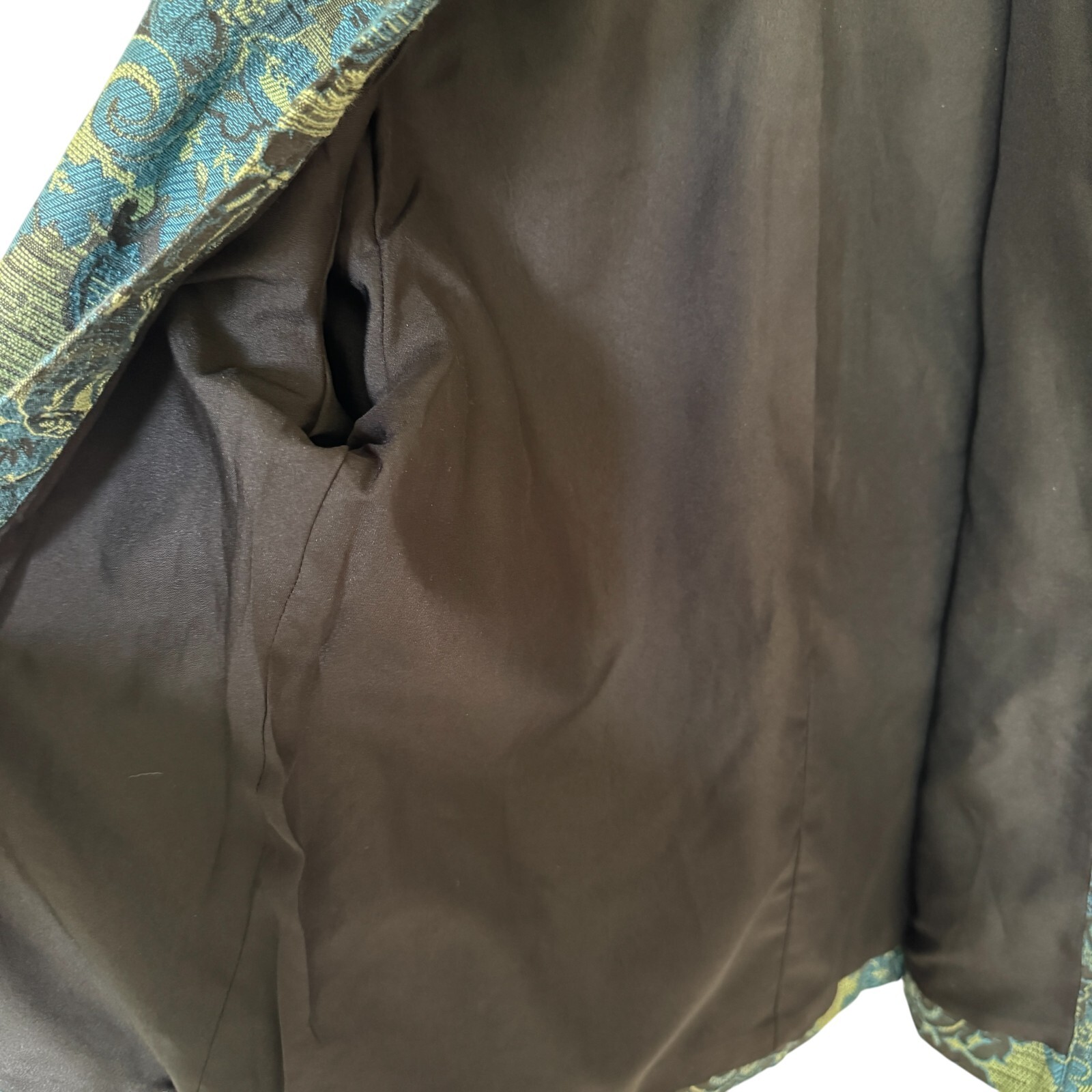 Laura Ashley Small Button Up Jacket Embroidered B… - image 9