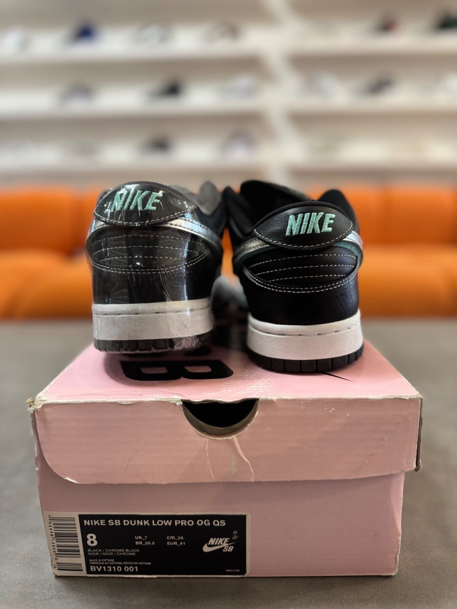 スケートボード NIKE DUNK LOW PRO SB Diamond Supply Co. Size 8 - Nike Diamond Supply Co. x Dunk Pro SB Low Black