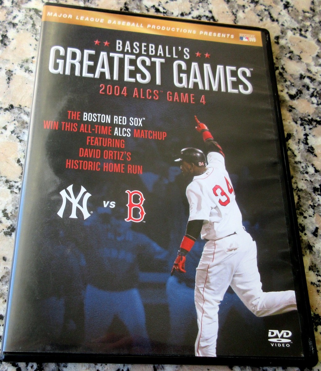 2004 ALCS Game 4 RARE DVD New York Yankees Boston Red Sox David