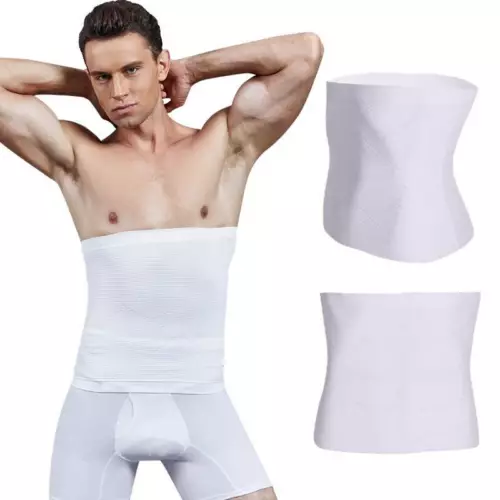 Herren Bauch Kontrolle Tuck Gürtel Body Shaper Abnehmen Taillentrainer Trimmer - Bild 15 von 16