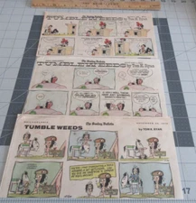1975 Lot of 3 Tumbleweeds by Tom K. Ryan Sunday Comic Strips
