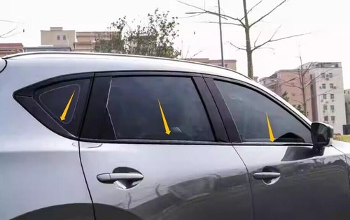 Para Mazda CX-5 2017-2024 negro acero ventana inferior borde de alféizar 6 piezas - Imagen 4 de 9