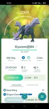 Pokemon Shiny Kyurem Go