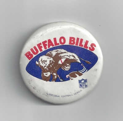 1970's Buffalo Bills button 1 3/4" Vintage NFL Old helmet &hellip;