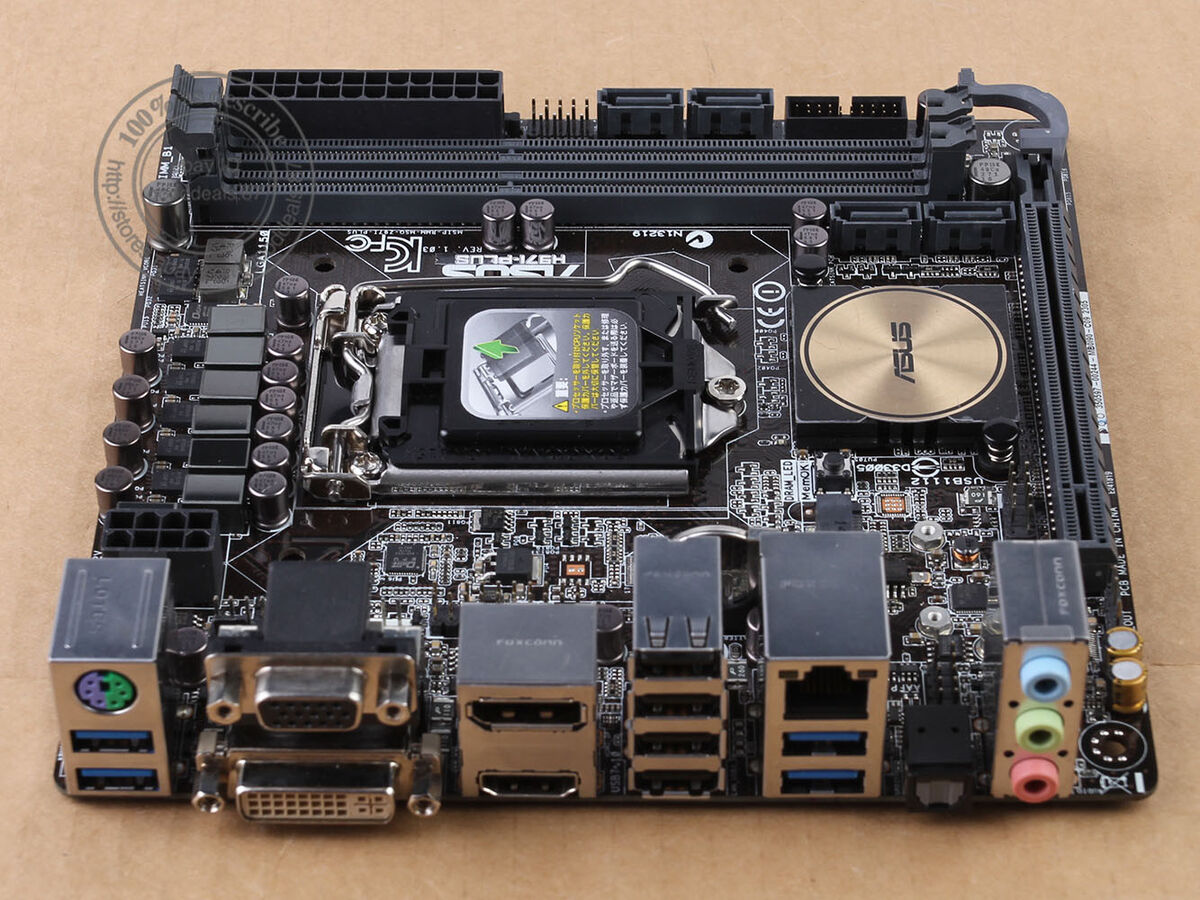 Original ASUS H97I-PLUS, LGA 1150, Intel Motherboard H97 DDR3 HDMI DVI 4K Original ASUS H97I-PLUS, LGA 1150, Intel Motherboard H97 DDR3 HDMI DVI 4K