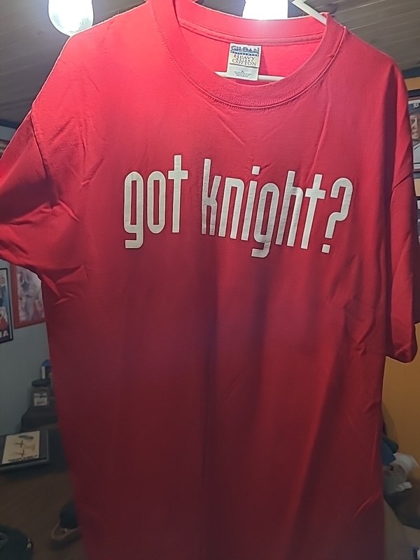 Bob Bobby Knight Got Knight Texas Tech Iu Tshirt Xl