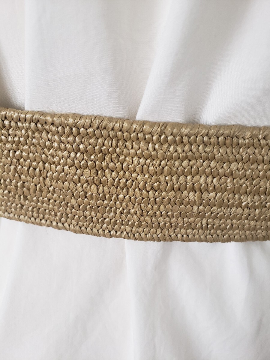 Manacoa Belt Woven/Leather Stretch Belt Made In COLOMBIA SZ  display picture 1