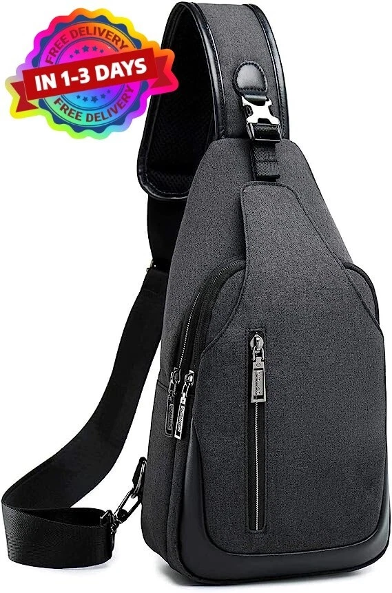 Bolso De Cuero Bandolera Casual Para Hombre Moda Cl sica Mochila