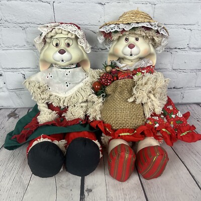 Vintage House of Lloyd Christmas Around World Grannie Flo Flossie Bunny  Dolls