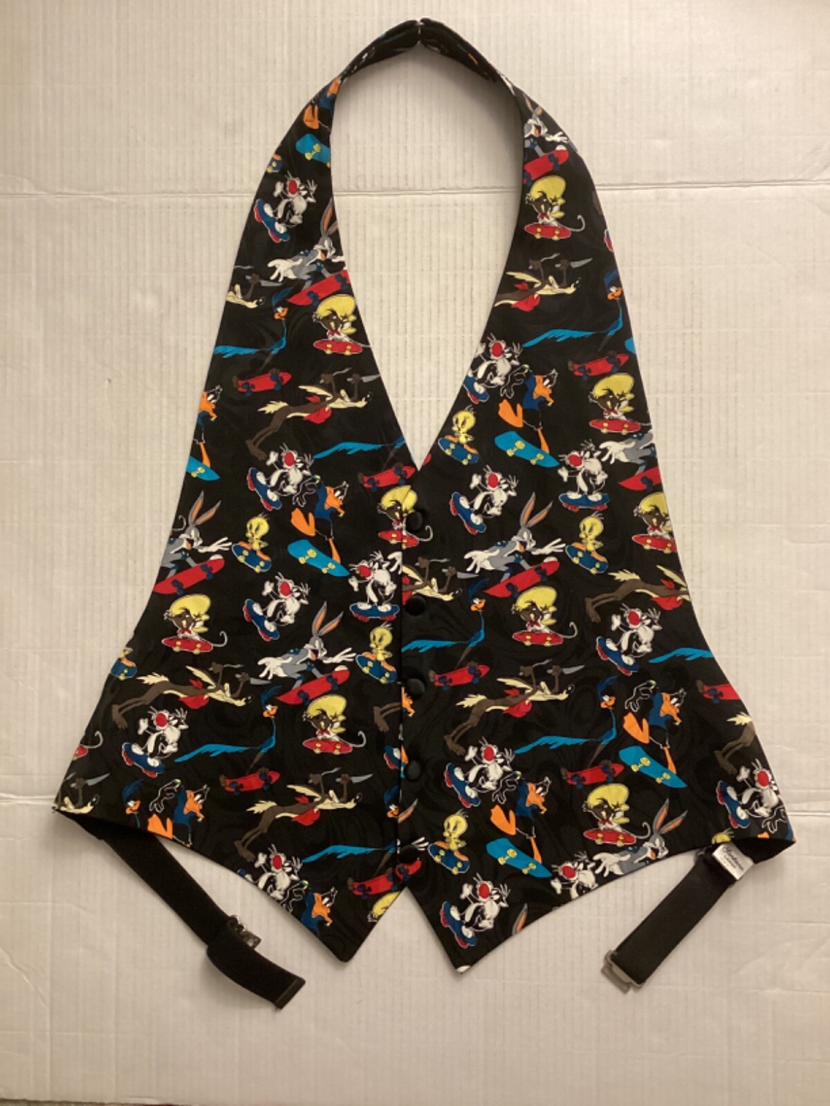 Looney Tunes Tuxedo Vest, Size Lg and adjustable