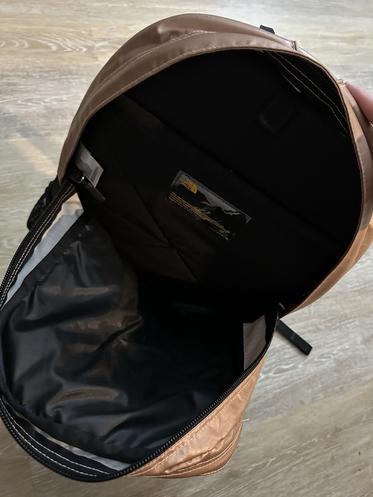 Supreme x North Face SS18 Metallic Rose Gold Backpack Borealis WORN TWICE CLEAN image 4