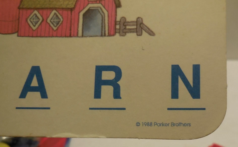 Juego de mesa Parker Brothers Boggle Jr 1988 juego de piezas pieza de repuesto Foto 2 de 2