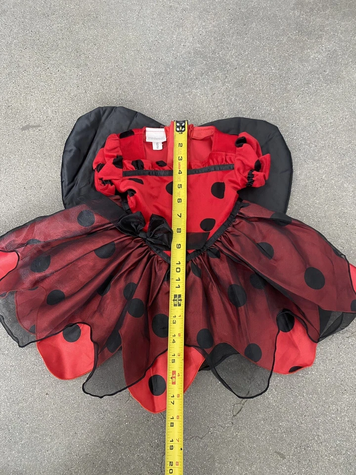 ladybug Halloween Disfraz Vestido Bebé Niña Talla 6-9 Meses Foto 4 de 4