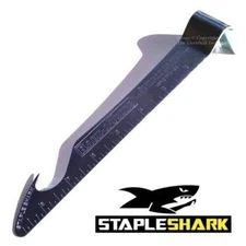Rack-A-Tiers 52455 Staple Shark Multi-Purpose Tool Removes Romex Staples & More