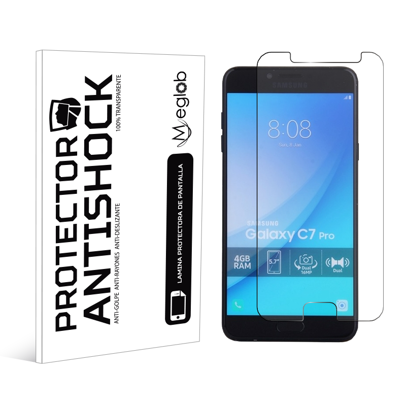 Screen Protector C7pro Cover Samsung C7 Pro Mirror Flip Cover