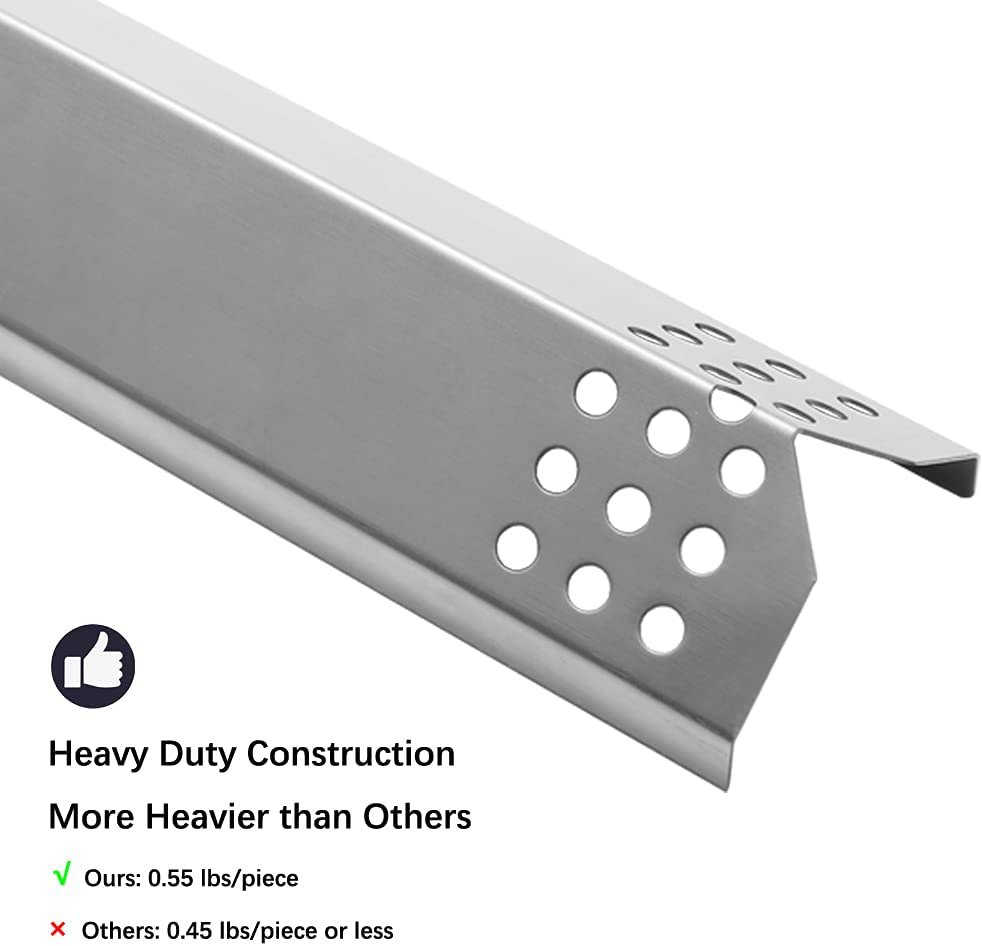 BBQ Heat Plates Flame Tamers Stainless Steel 6Pack For Nexgrill 6