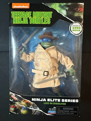Teenage Mutant Nina Turtles Ninja Elite Series Leo In Disguise TMNT DMG BOX