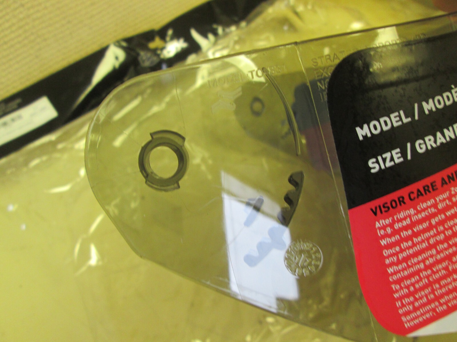 ZOX HELMET VISOR / FACE SHIELD LIGHT SMOKE THUNDER 2 / BRIGADE / ODYSSEY eBay