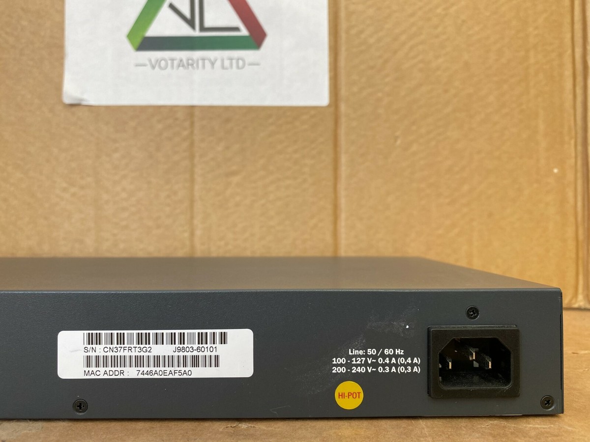HP 1810-24G Switch J9803A（ 01） HP J9803A - HP 1810-24G v2 24-Port Switch (24x1G BASE-T