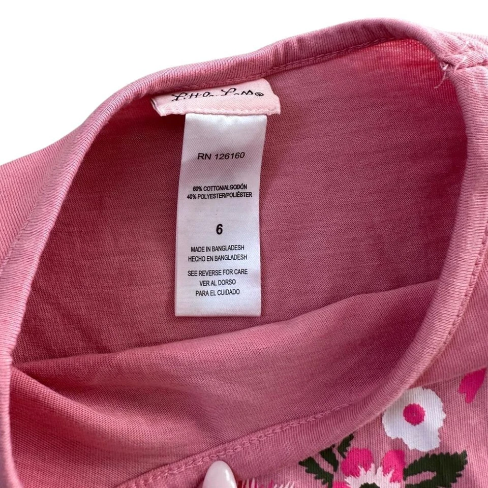 Conjunto Conjunto Conjunto Camisa y Leggings Azul Marino "Día Impresionante" Rosa Manga Larga para Niñas - Talla 6 Foto 3 de 4