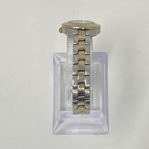 Eddie Bauer Watch Women 23mm Silver Gold Two Tone Petite Round New Battery 6.25" - Picture 7 of 20