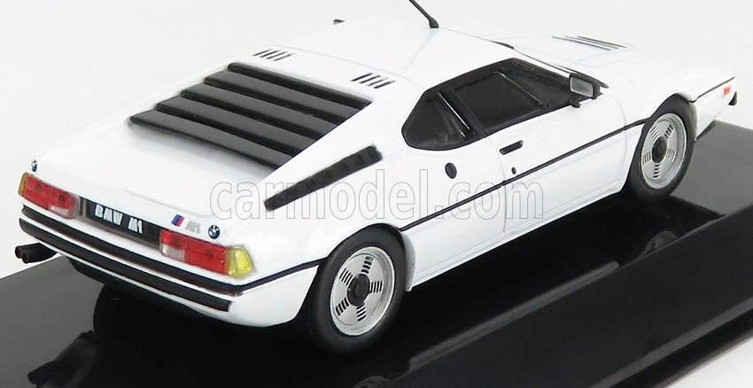 MODELLINO AUTO STATICO CENTAURIA BMW M1 1978 CON VETRINA BIANCO SCALA 1/43 - Immagine 2 di 4