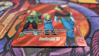 Android 17 SB01-003 Gold Alternate Art Dragon Ball Manga Booster