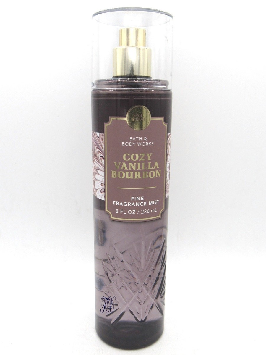 BATH & BODY WORKS COZY VANILLA BOURBON FRAGRANCE MIST BODY SPRAY 8