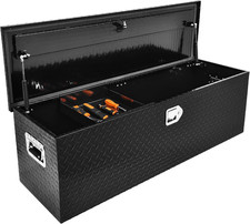 Truck Bed Tool Box Heavy Duty Aluminum Chest Storage Black Choose Your Size