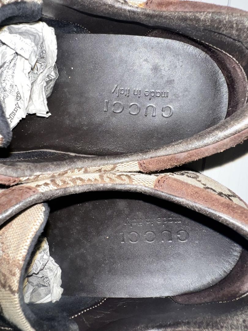 GUCCI Men's Low-Cut Sneakers Sherry Line Multi-Color EU40/US7 107861c thumbnail 12