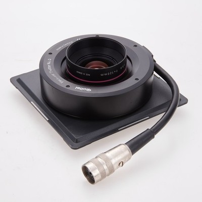 Rodenstock  Apo Macro Sironar 120mm ROLLEI ELECTRONIC Shutter  Linhof M679 Board