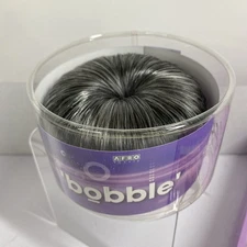 Afro Beauty Bobble Bubble Hair Bun Gray Black Color